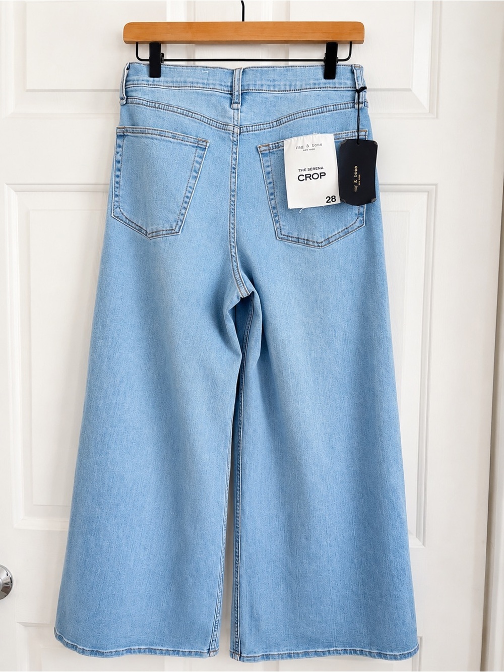 Rag & Bone The Serena Crop Wide Leg Jeans Size 28 New with tags!!! - Picture 4 of 6
